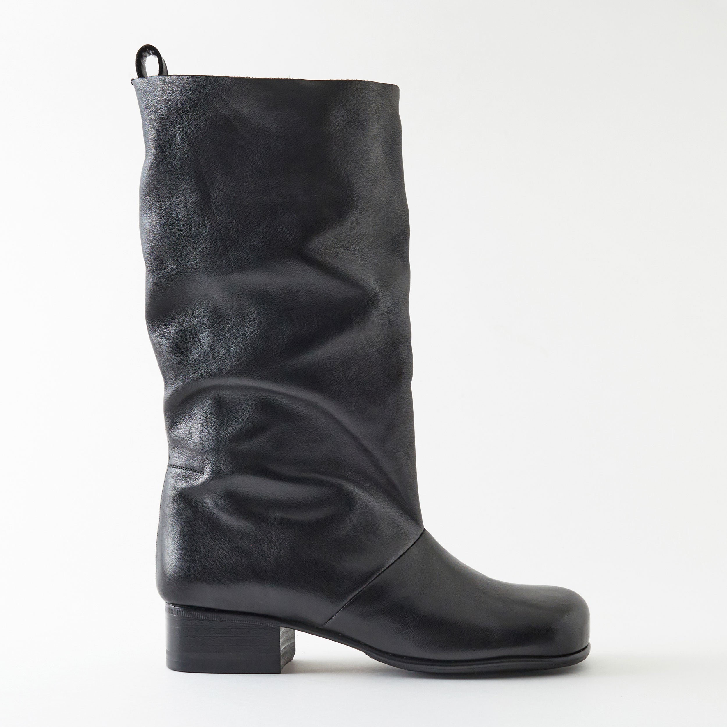 美品 CALMANTHOLOGY MIDDLE OFFICERS BOOTS STYLE. A7147 SIDE ELASTIC BOOTS – CALMANTHOLOGY